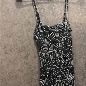 Forever 21 Monochrome Striped Dress